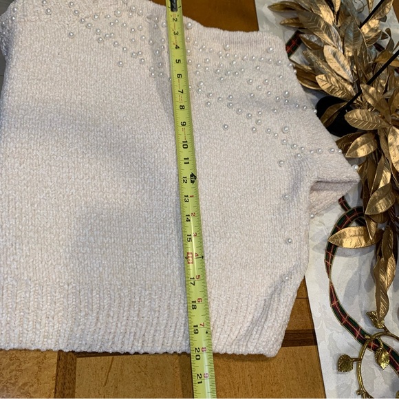 Faux Pearl Adorned Sweater - NWOT - Picture 16 of 16